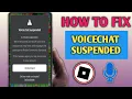 How To Fix Roblox Voice Chat Suspended Problem 2025 Update Roblox Voice Chat Not Working