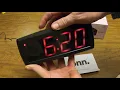 How to Set the clock on a ONN Alarm Clock