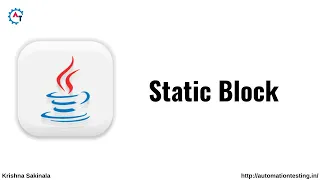 Static Block in Java Java Tutorial For Beginners How to use Static Block in Java StaticKeyword