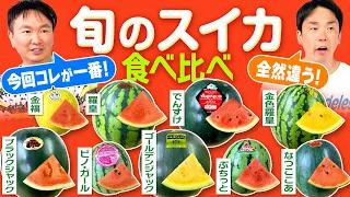 【スイカ】かまいたちが旬のスイカを食べ比べてみたらエモい気持ちになった！