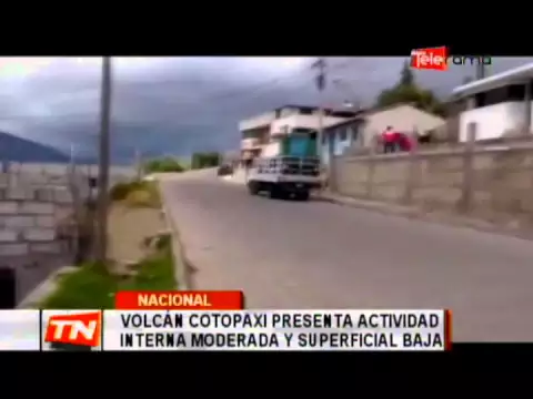 El volcán Cotopaxi presenta actividad interna moderada y superficial baja