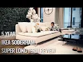 IKEA Soderhamn Sofa Review 5 YEAR SUPER LONG TERM