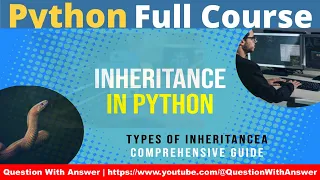 Inheritance in Python - Python full course for beginner day Types of Inheritance