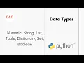 Python Data Types - A Comprehensive Guide for Beginners