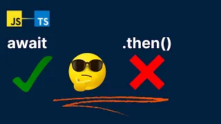 Async Await Clean code Javascript Typescript