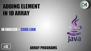 Adding element in array Adding element in array in java