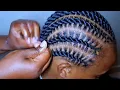 Learn how to Flat twist cornrows stitched flat twist or Spirals