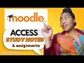 How To Access Study Notes on Moodle Student Guide