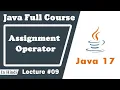 Assignment operator in java Assignment operator in hindi java assignment operator in