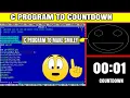 create countdown timer in c graphics Program create smiley face in c programming c graphics