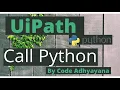 Call Python Function from UiPath