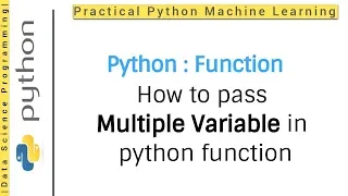 Python Tutorial 5 - Function How to pass multiple variable in python function
