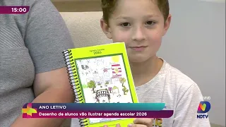 Blumenau: desenho de alunos vão ilustrar agenda escolar 2026