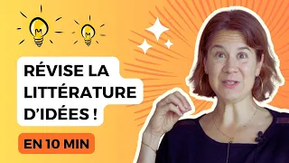 Réviser la littérature d'idées | Guide ultime spécial bac 💡💡