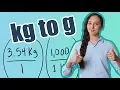 Kg to g How to Convert Kilograms to Grams