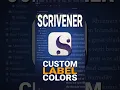 Download Lagu Add Custom Color Labels in Scrivener! #authorlife #scrivener #writerlife