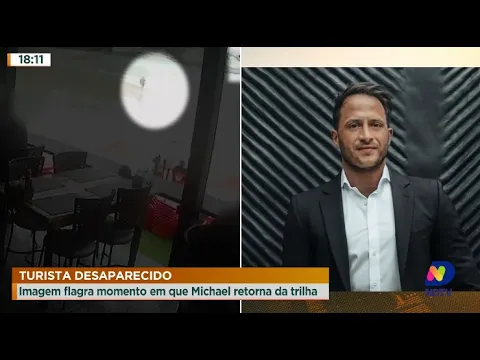 Turista desaparecido: imagem flagra momento em que Michael retorna da trilha