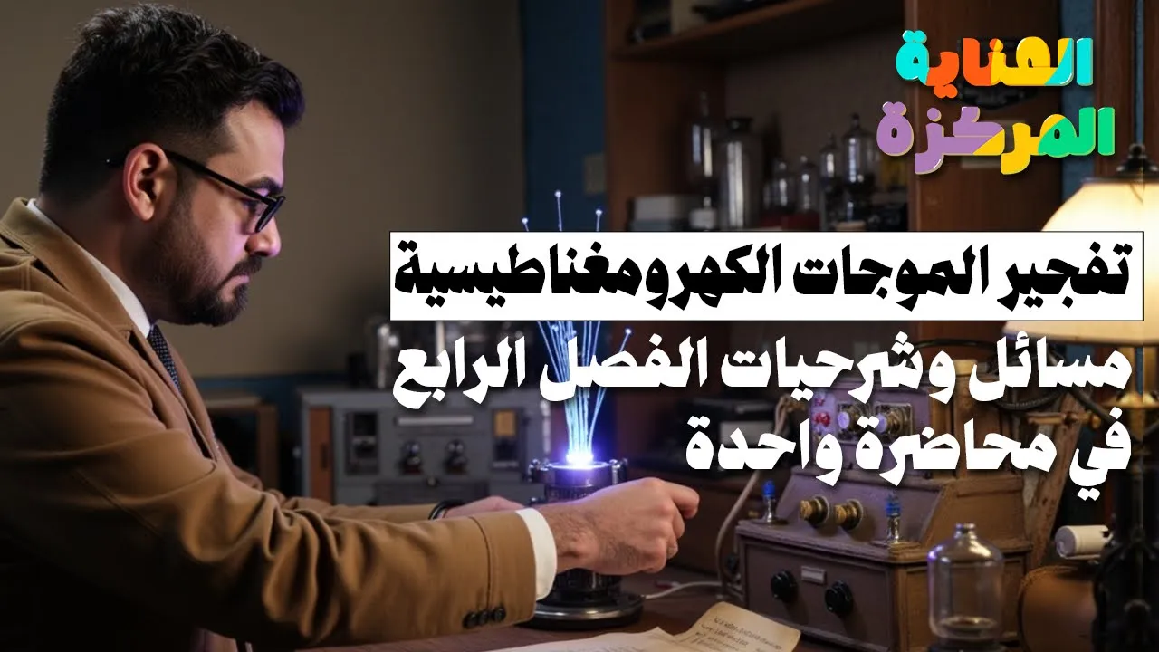 المراجعة المركزة للفيزياء || شرحيات و مسائل الفصل الرابع في محاضرة وحدة