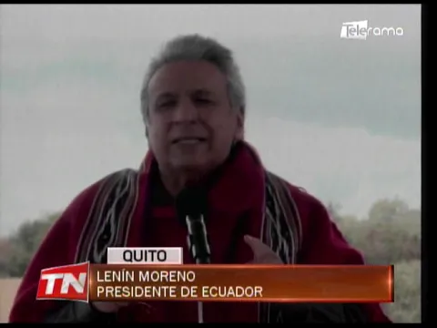 Presidente Lenín Moreno respalda al sector campesino