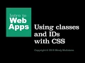 17 CSS Used with Classes and IDs