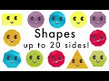 Learn Geometric Shapes Up to 20 Sides Fun Polygon Recognition for Kids