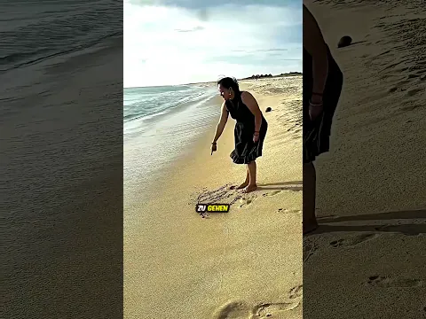 Das Mädchen, das das Meer testet 🌊