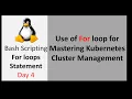 Day 5 - Master Shell Scripts Kubernetes Node Management For Loops Taints Labels Cordon