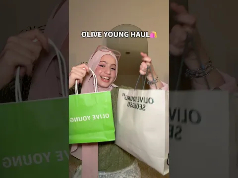 OLIVE YOUNG HAUL🛍️🇰🇷مشترياتي من كوريا😍 #كوريا #مشتريات