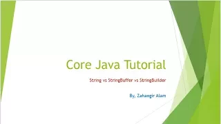17 Core Java - String vs StringBuilder vs StringBuffer with live coding Bangla Tutorial