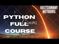 Python Full Course 50 Dictionary Methods