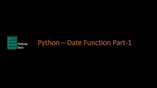 Python - Date format Part-1