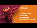 Virginia Tech Engineering Open House 2021 Electrical and Computer Engineering Information Session