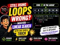 Linear Search Explained Under 3 Minutes Easiest Coding Tutorial for Beginners