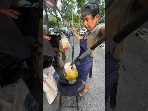 Coconut water you must try in Penang, Malaysia! 🥥🌴🇲🇾