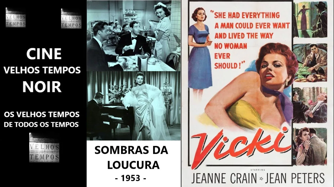 Sombras da Loucura (1953), Jeanne Crain, Jean Peters & Richard Boone, Legendado