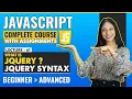 61 What is JQuery and JQuery syntax in Detail Javascript tutorial for beginners