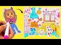 Gabby s Dollhouse Paper Dolls Coloring Activities for Kids with Imagine Ink Markers