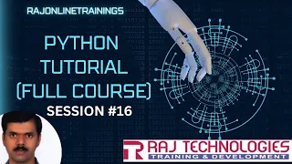 Python Tutorial for Beginners Session-16 Python GUI Programming tkinter module rajonlinetrainings