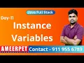 Java Full Stack Instance Variables in Java By Srinivas Ameerpet Technologies