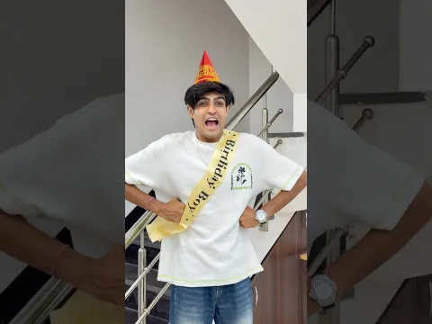 Happy wala  birthday 😂🥳 || Harsh patel || #shorts #viral #trending #comedy #harshpatel