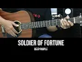 Download Lagu Soldier Of Fortune - Deep Purple | EASY Guitar Tutorial with Chords / Lyrics - Guitar Lessons