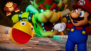 Super Mario and Pacman mistery pipe adventure compilation