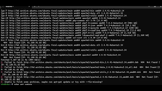 How to Fix E Unable to fetch some archives maybe run apt get update or try with fix missing Ubuntu