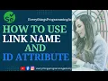 How To Use Link Text And ID Attribute in selenium webdriver selenium tutorial selenium java