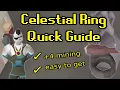 OSRS - Shooting Stars Celestial Ring Quick Guide