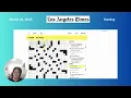 LA Times Crossword March 23 2025