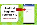 Android Beginner Tutorial - Shared Preferences Saving Data and What You Need to Know