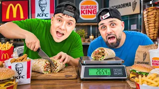 Fast Food VS Cantar 😱 **Cele Mai Grele Produse** 😳