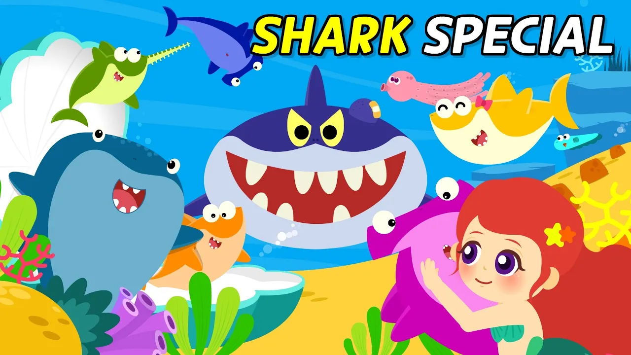 BEST Baby Shark Songs Compilation | Popular Playlist for Kids | Nursery Rhymes ★ TidiKids