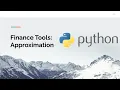 Finance Tools Approximation with Basic Regression Part 1